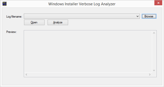 Windows Installer Verbose Log Analyzer
